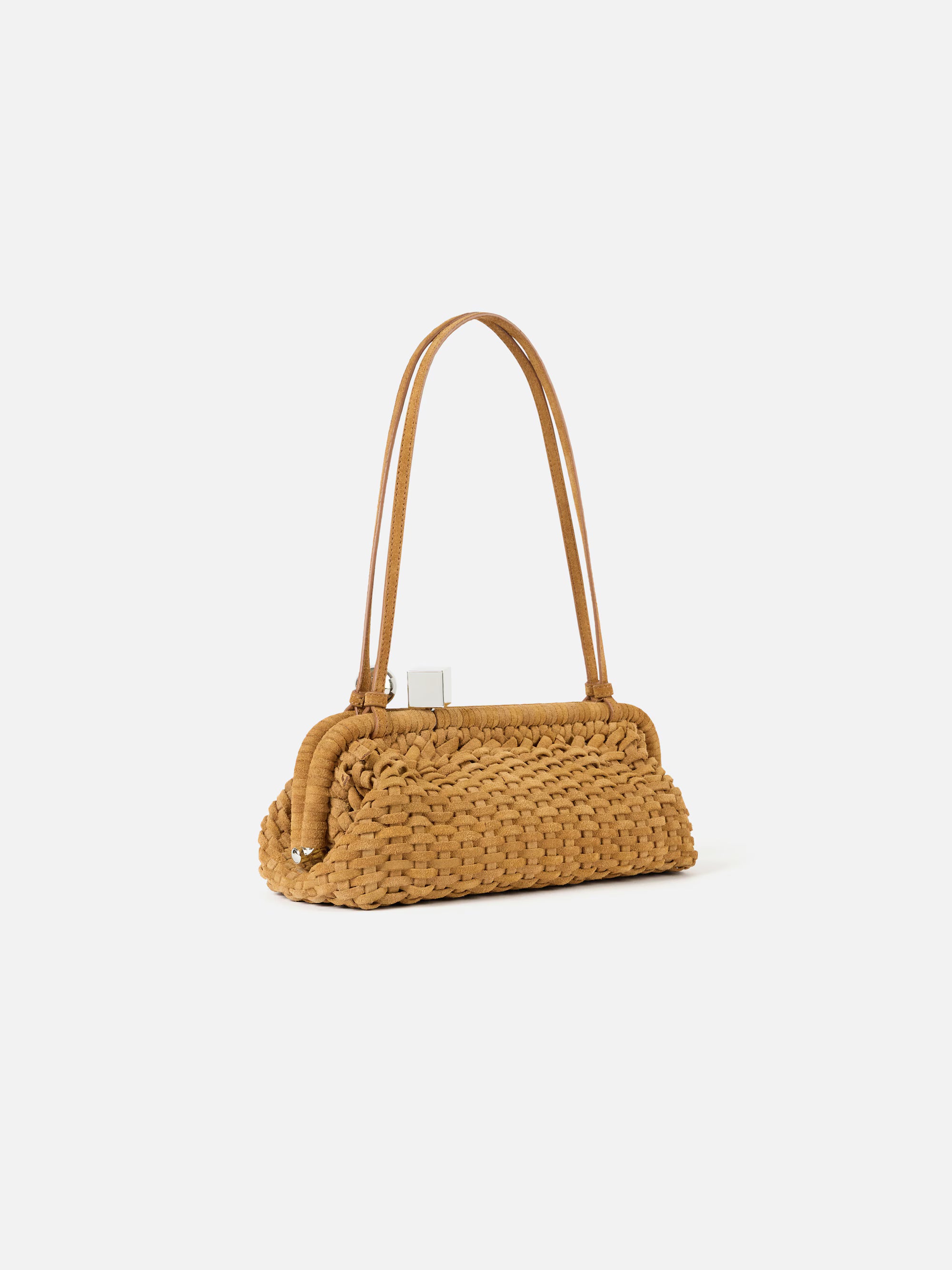 Jacquemus The Large Salon Clutch Bag - Camel