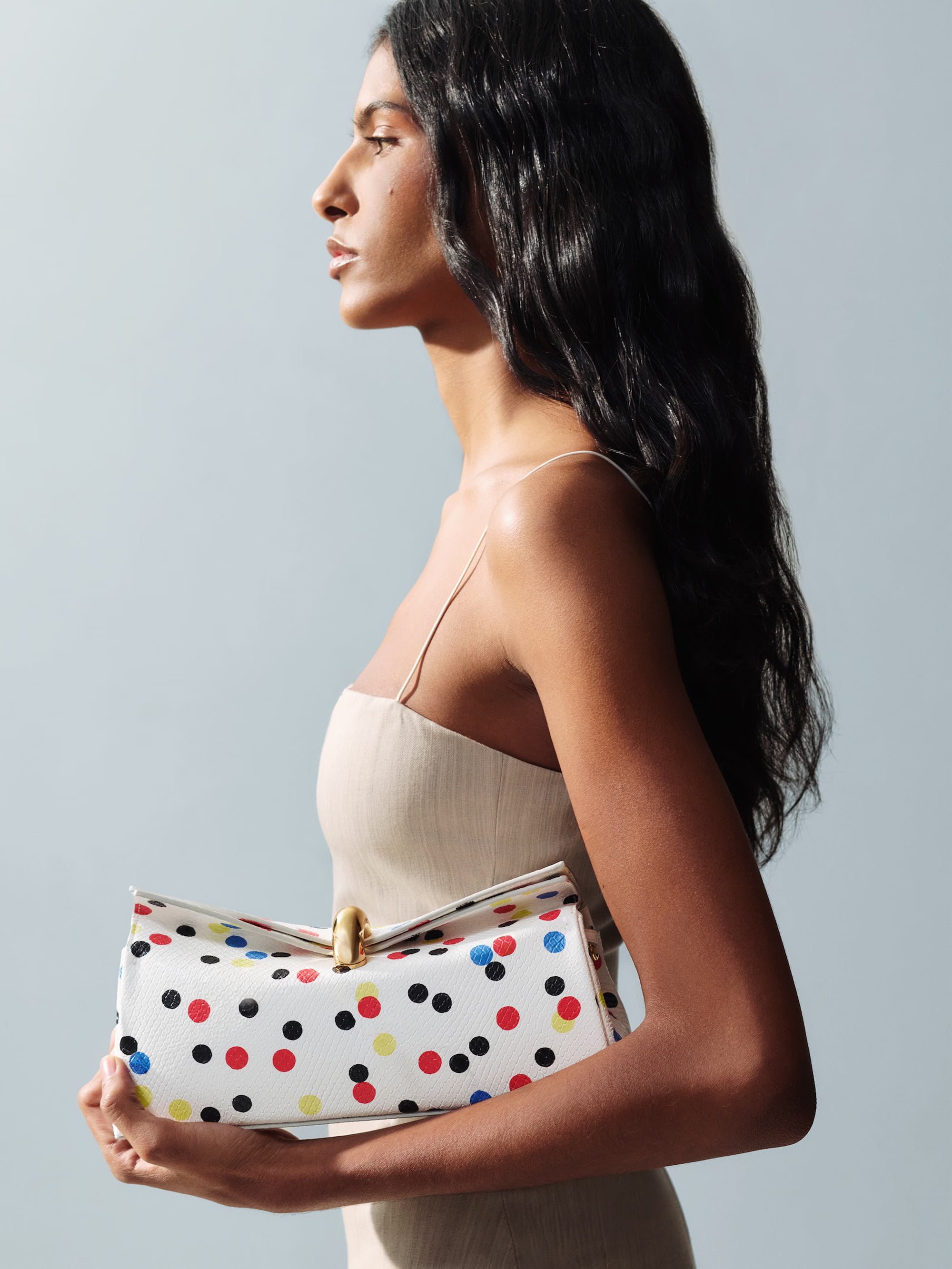 Jacquemus The Valérie Clutch Bag - Print Confettis
