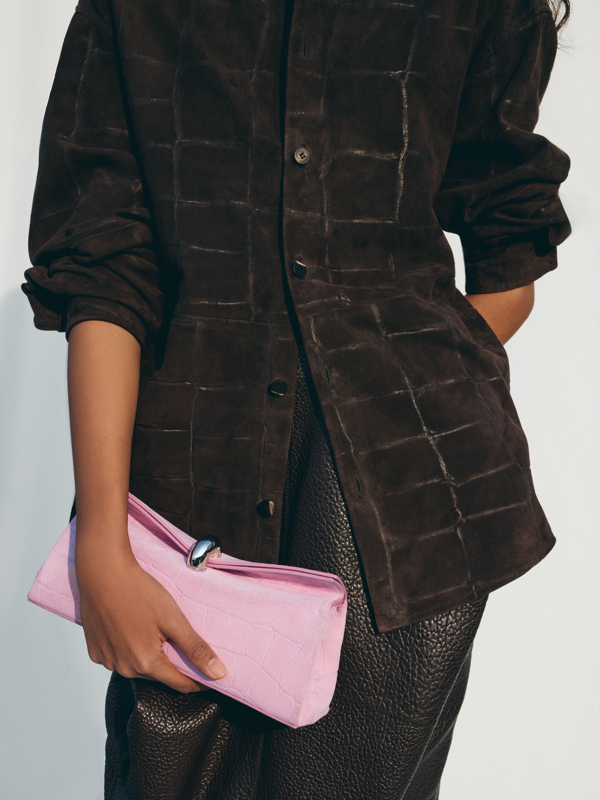 Jacquemus The Valérie Clutch Bag - Light Pink
