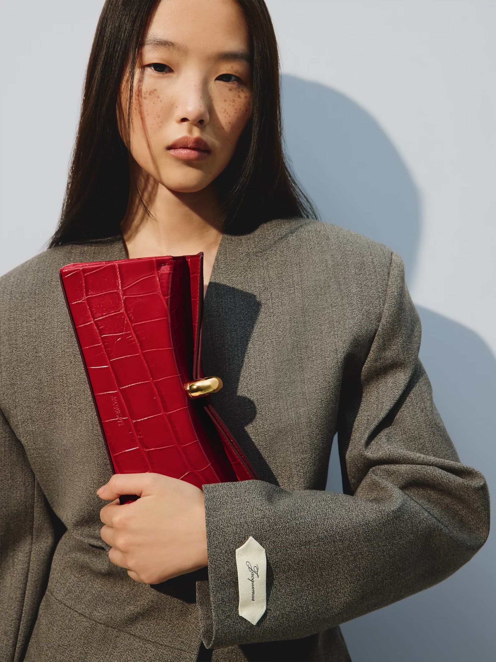 Jacquemus The Valérie Clutch Bag - Red