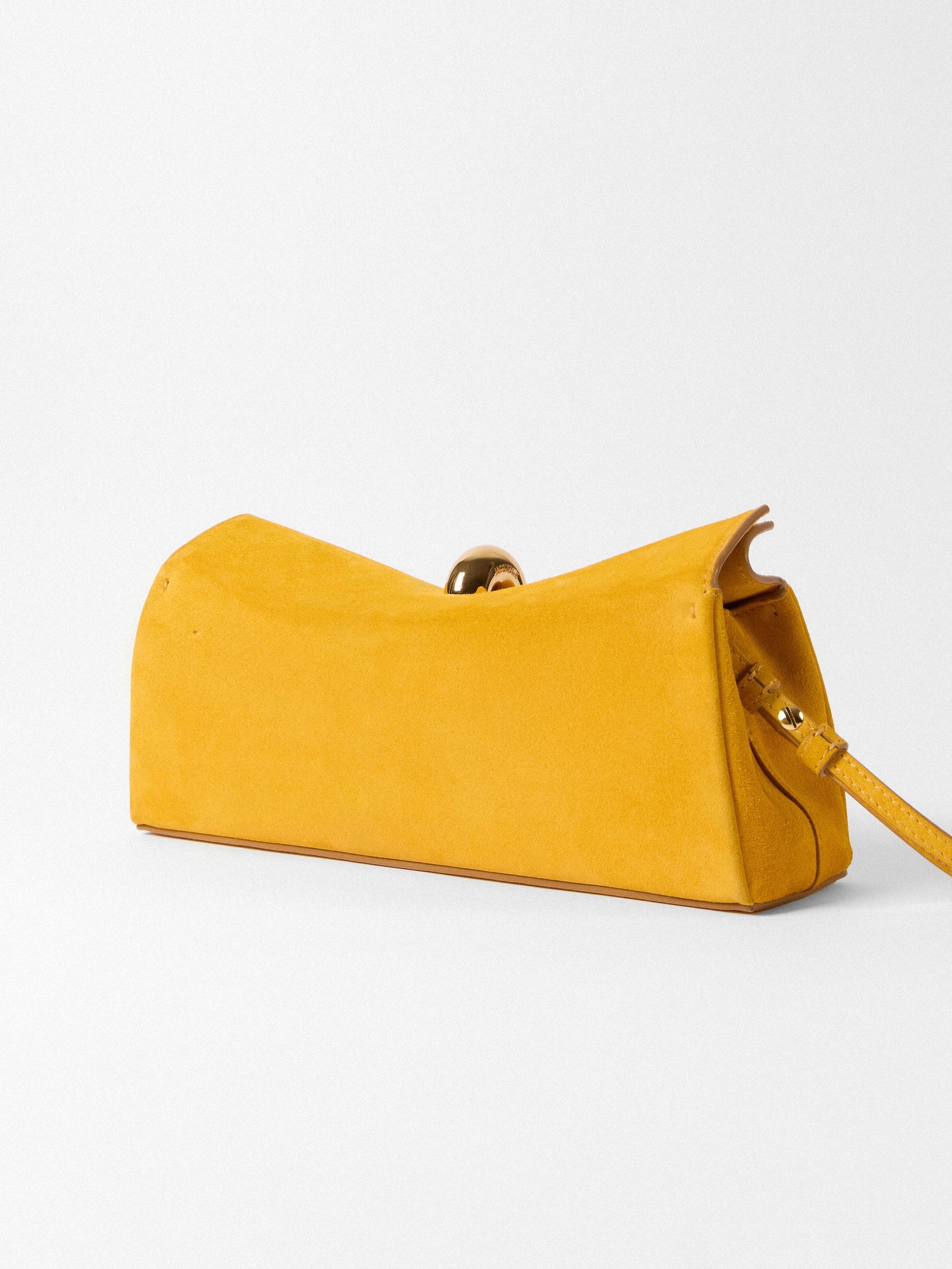Jacquemus The Valérie Clutch Bag - Dark Yellow