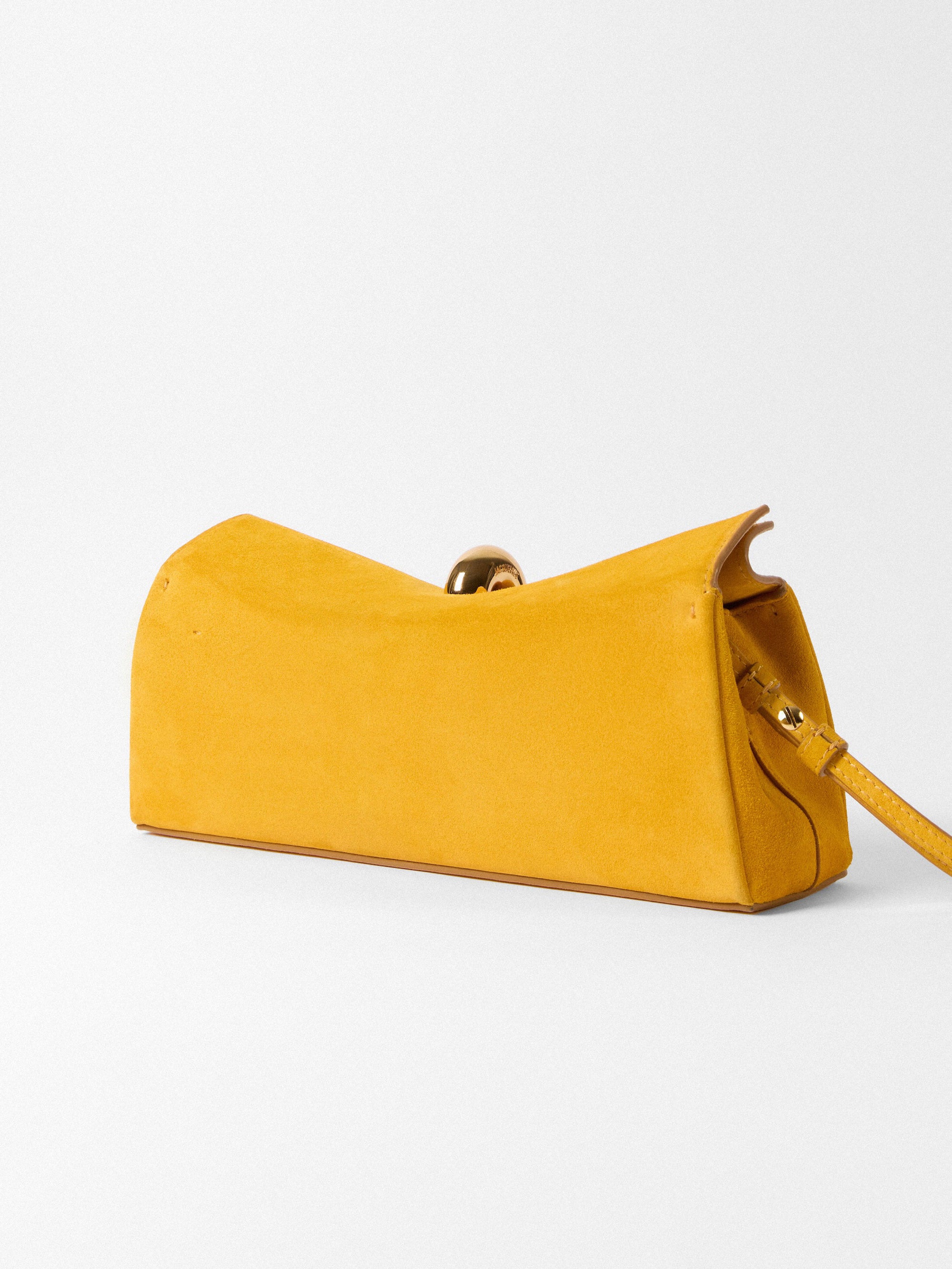 Jacquemus The Valérie Clutch Bag - Dark Yellow