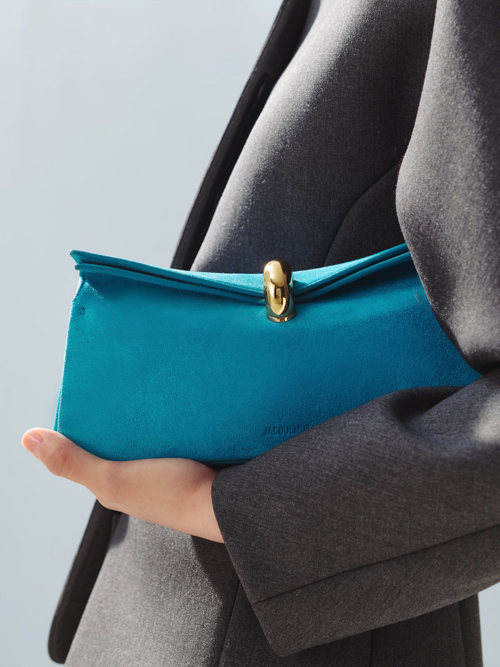 Jacquemus The Valérie Clutch Bag - Medium Blue