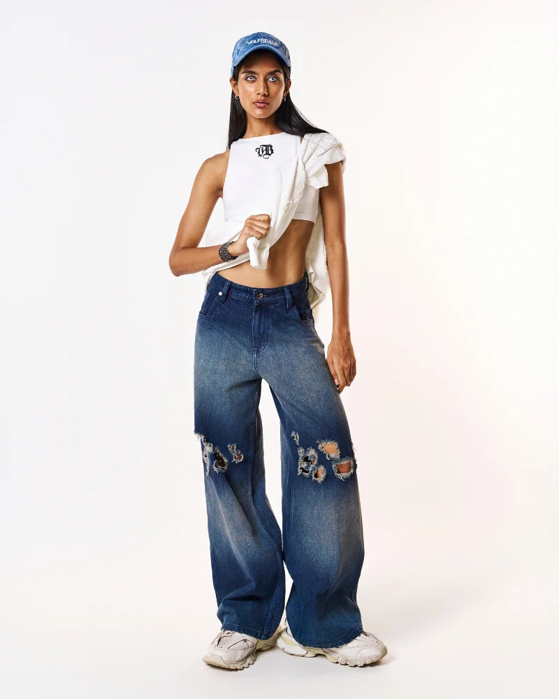 Volfsbane Dirty Knee Denim Jeans