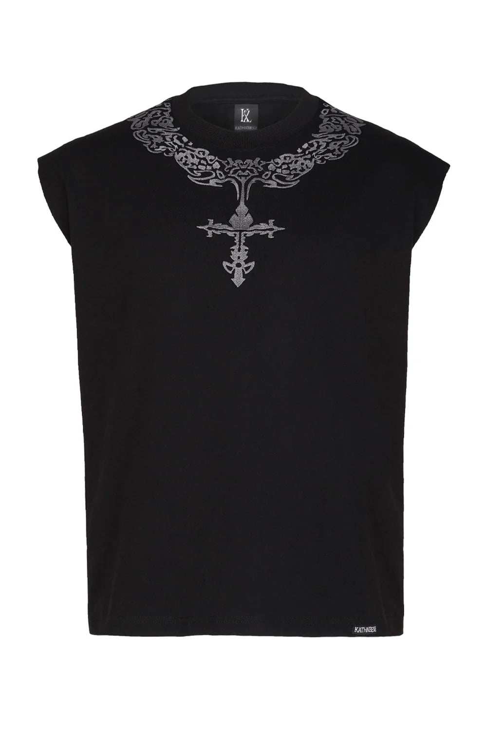 Kathnbenz Oversized Black Tank - The Cloud Nine