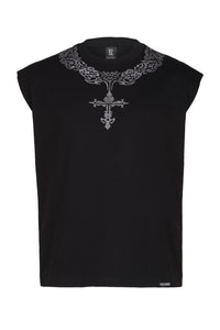 Kathnbenz Oversized Black Tank - The Cloud Nine