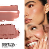Patrick Ta Mini Major Headlines Double-Take Crème & Powder Blush Duo - She's Seductive