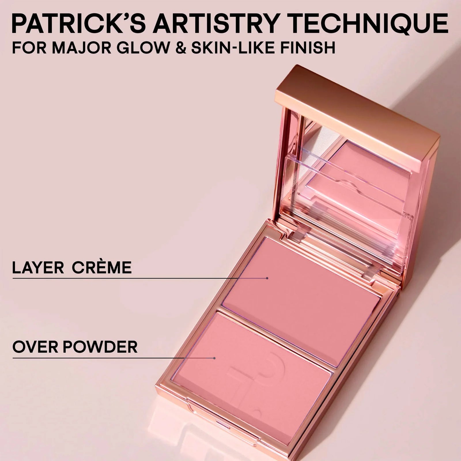 Patrick Ta Major Headlines Double-Take Crème & Powder Blush Duo - Out Of Office (Matte)