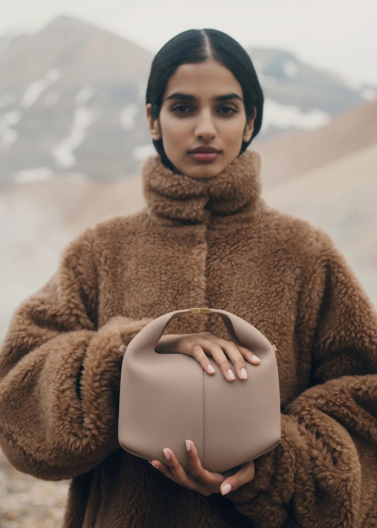 Polene Beri Edition Textured Bag - Taupe