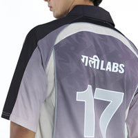 Gully Labs x Nivia Jersey - Half Line Black