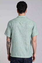LYVN Slim Fit Turkish Weave Shirt - Blue