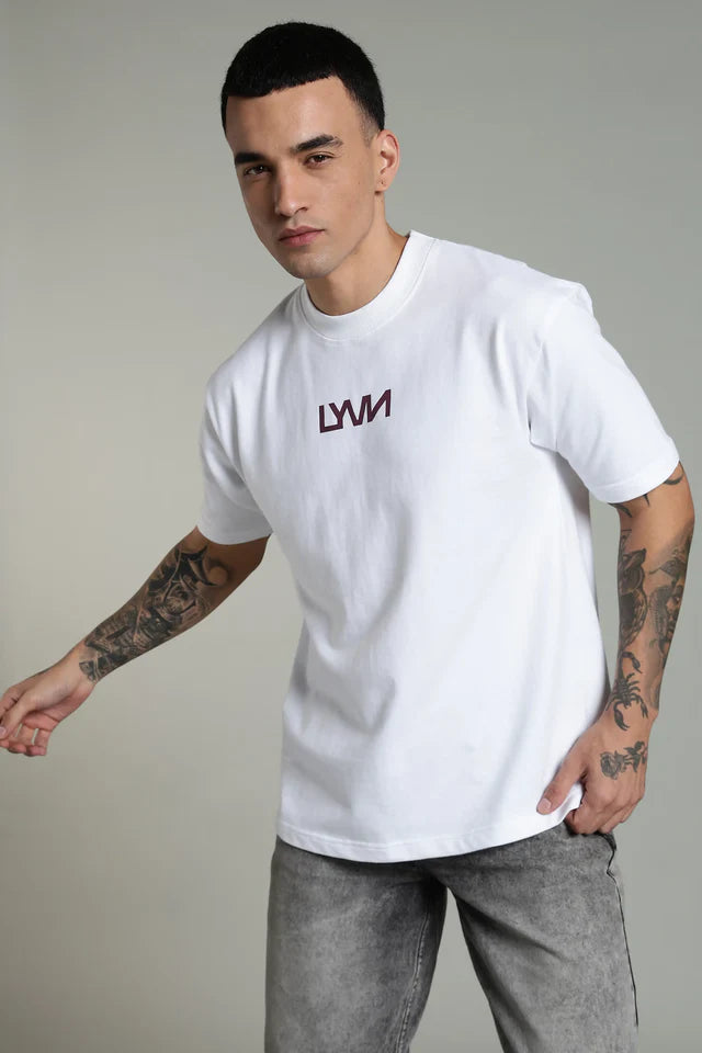LYVN Oversized T-Shirt White - Phoenix