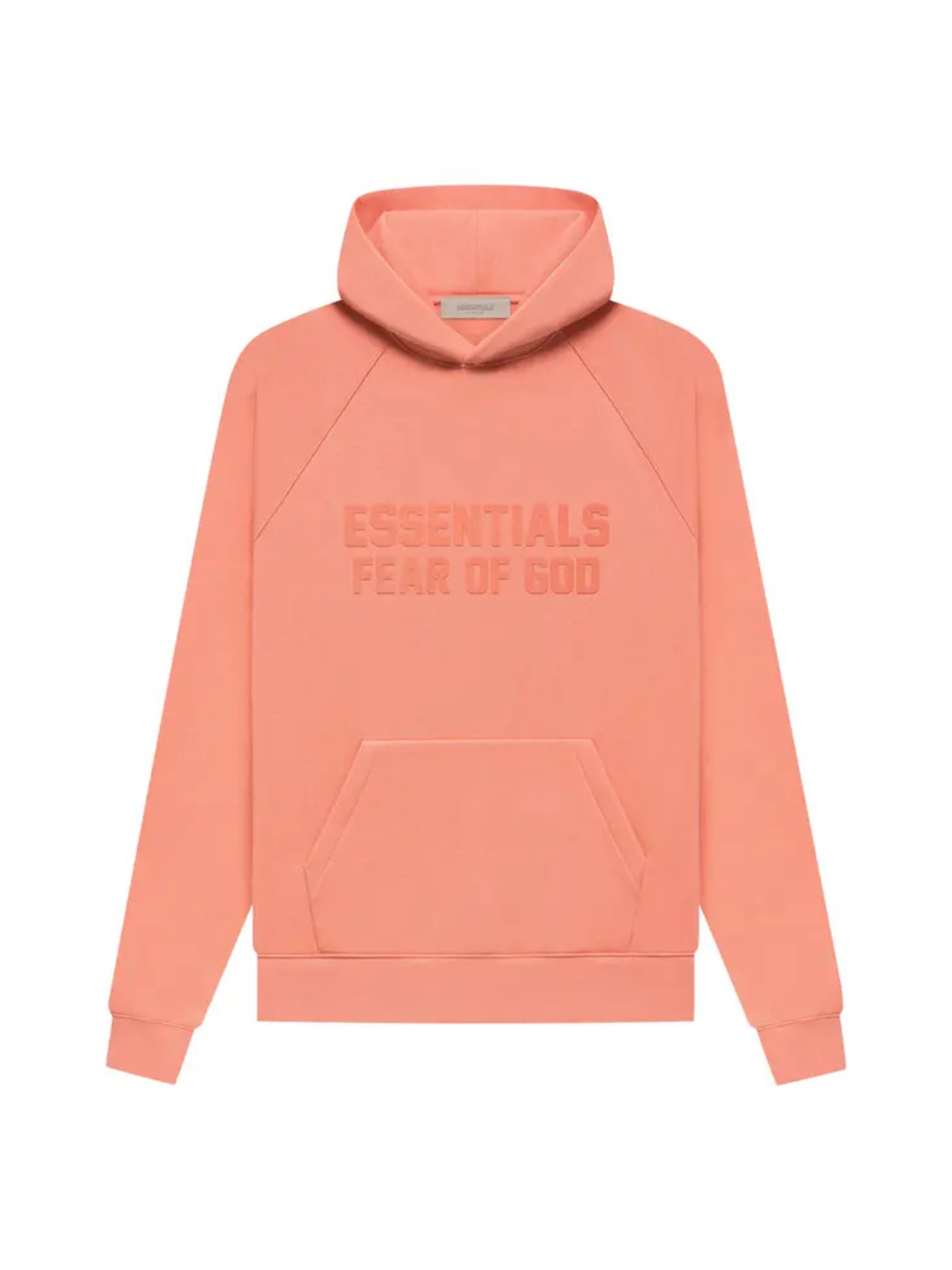 Fear of God Essentials Hoodie SS23 Coral