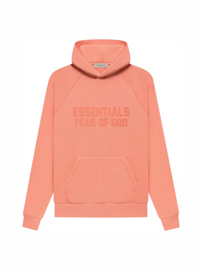 Fear of God Essentials Hoodie SS23 Coral