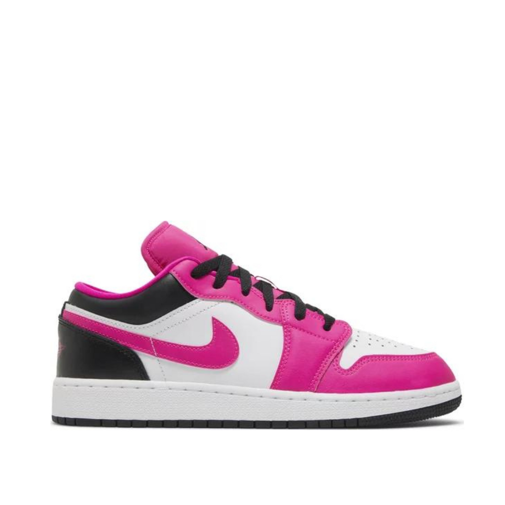 Side view of Air Jordan 1 Low Fierce Pink