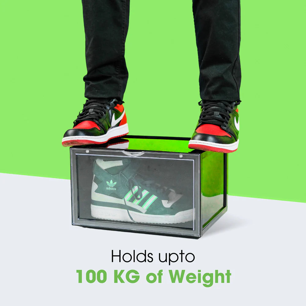 Helios Side Drop Abode Sneaker Storage Box - Transparent