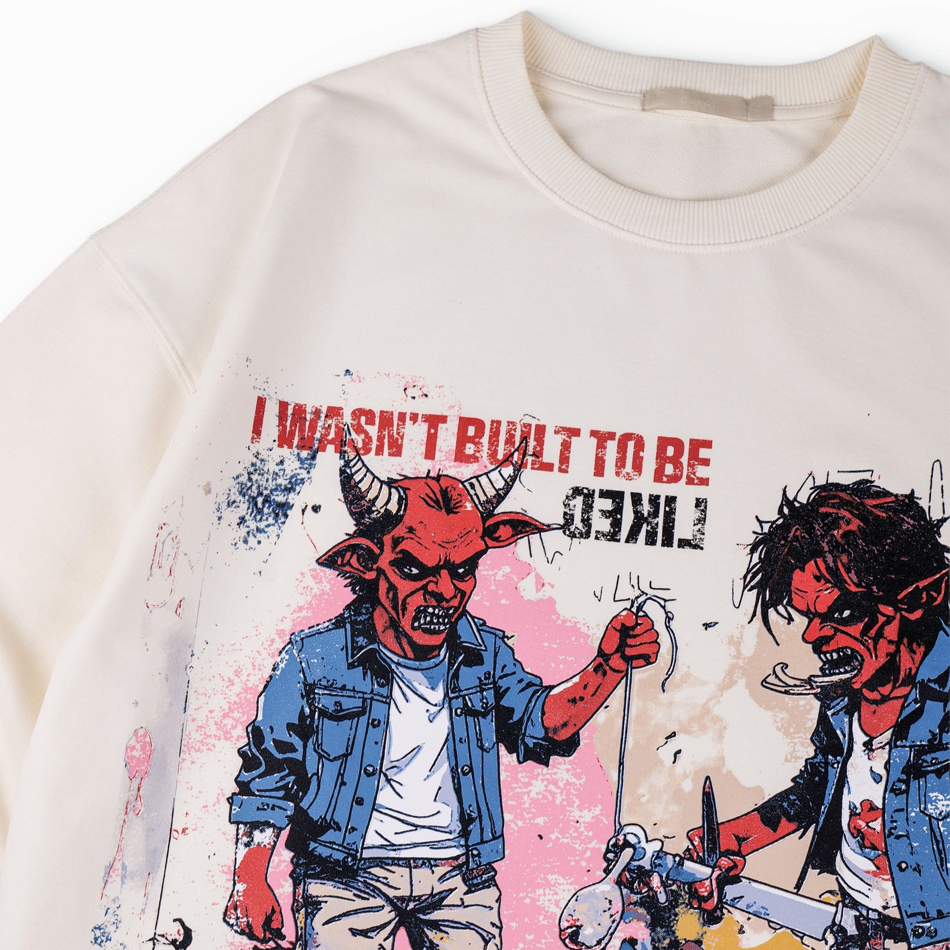 Khaaki Oversized T-Shirt Off-White - Outcaste