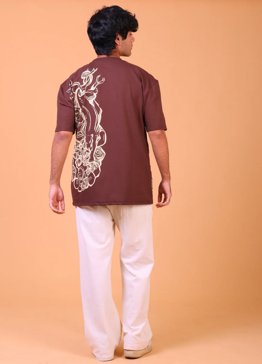 RYVE Oversized T-Shirt Brown - Afterdark