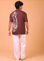 RYVE Oversized T-Shirt Brown - Afterdark