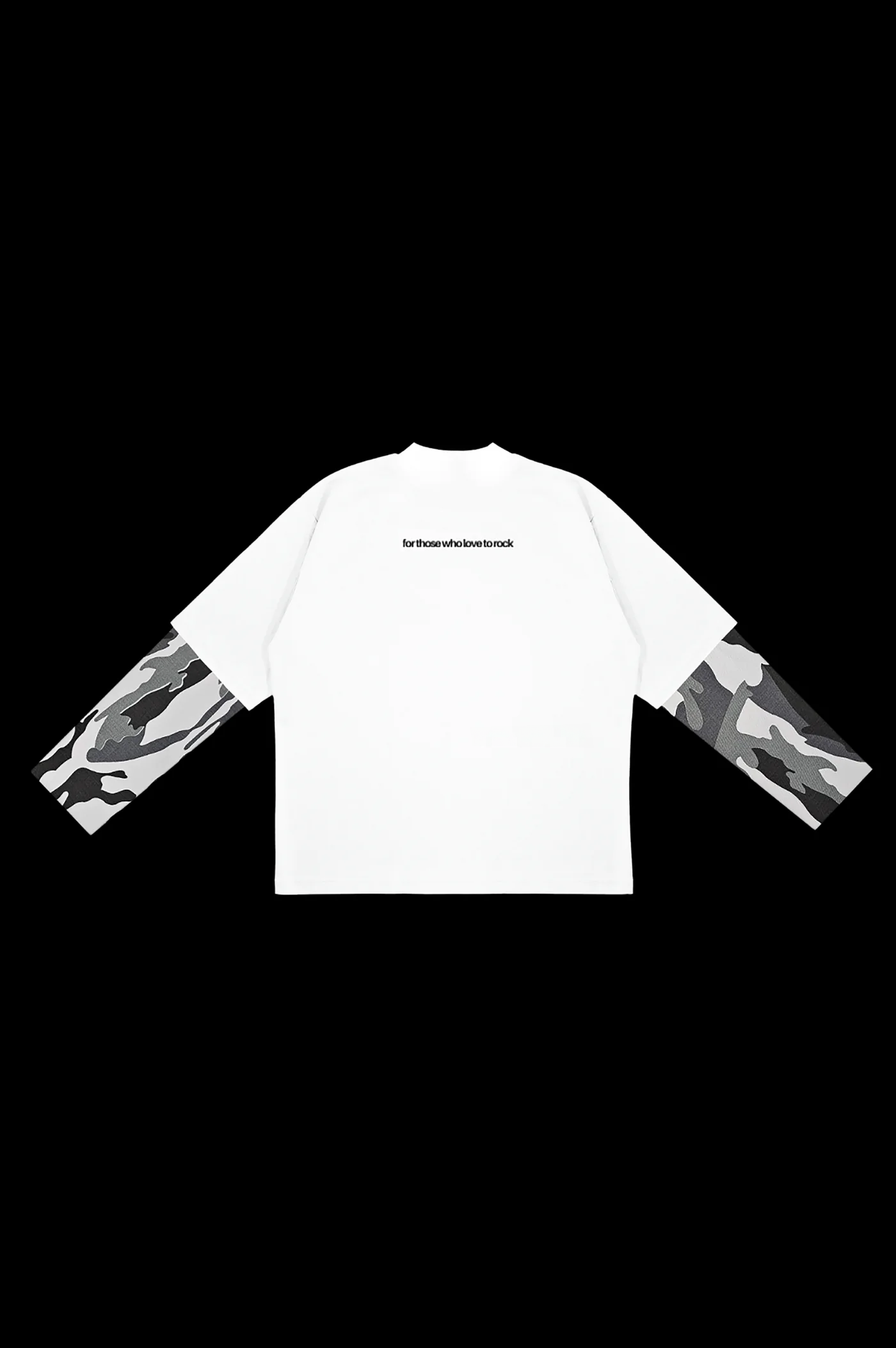 EPIC Oversize White Full Sleeve T-shirt 'Crown'