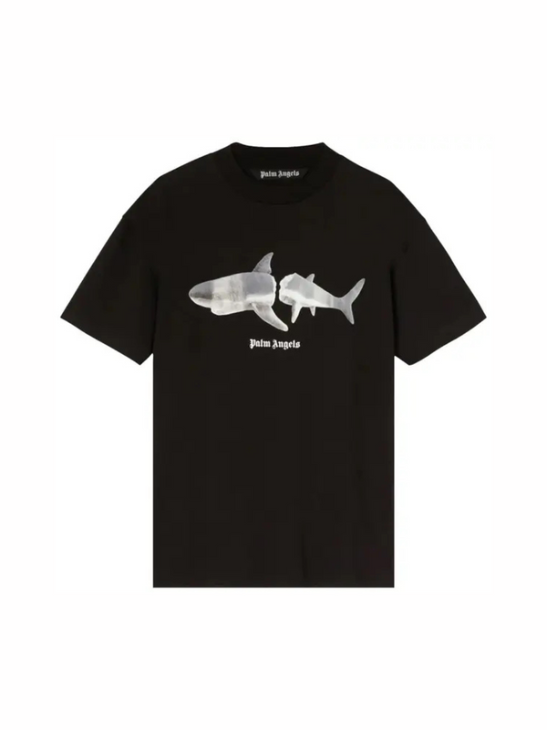 Palm Angels Shark Classic Tee 'Black/White' - reference