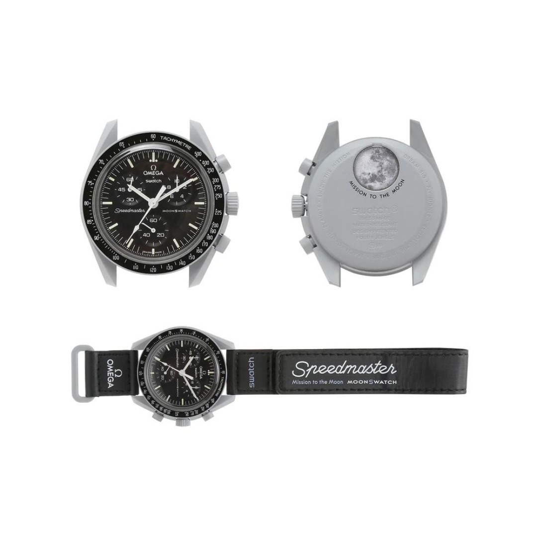 SWATCH X OMEGA BIOCERAMIC MOONSWATCH MISSION TO THE MOON SWATCH X OMEGA BIOCERAMIC MOONSWATCH MISSION TO THE MOON