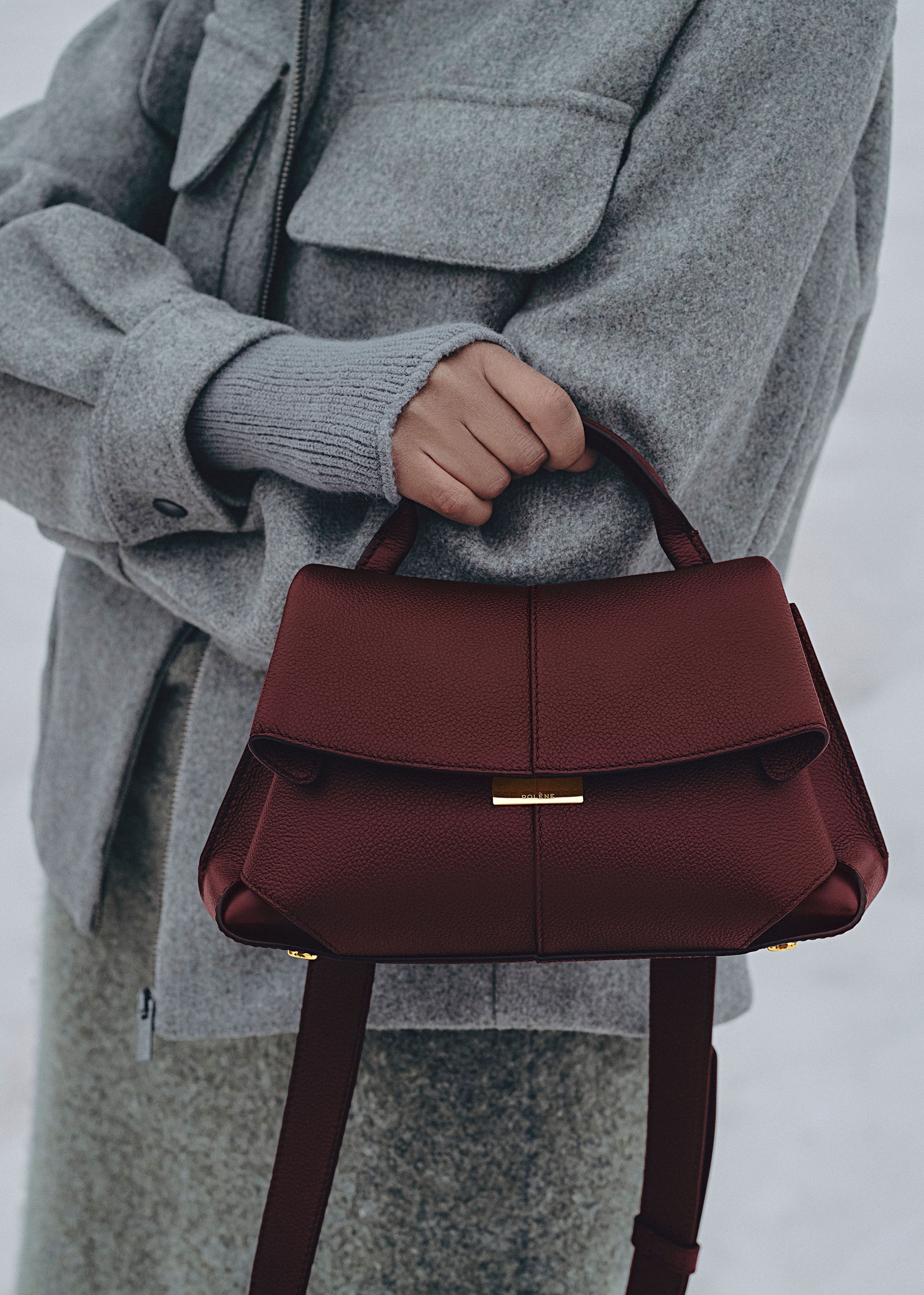 Polene Mokki Mini - Black Cherry