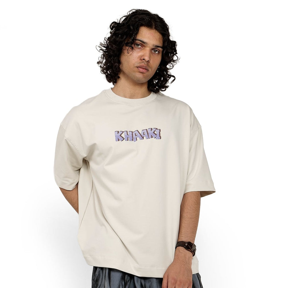 Khaaki Oversized T Shirt - Voyager