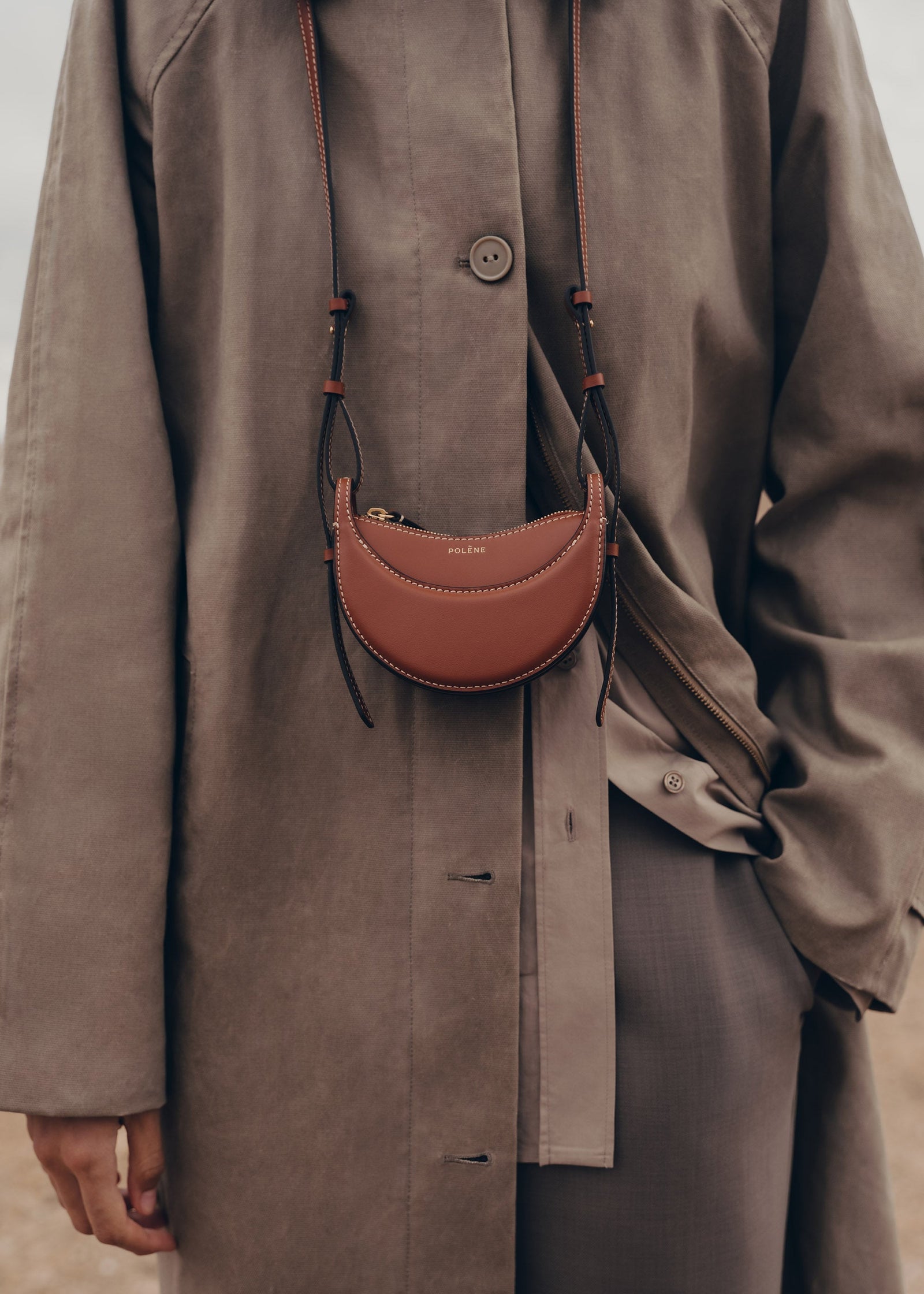 Polene Numero Dix Micro - Cognac