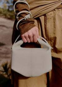 Polene Beri Edition Textured Bag - Chalk