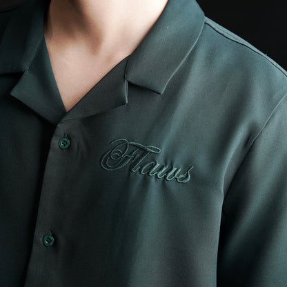 Flaws Bowling Shirt - Green