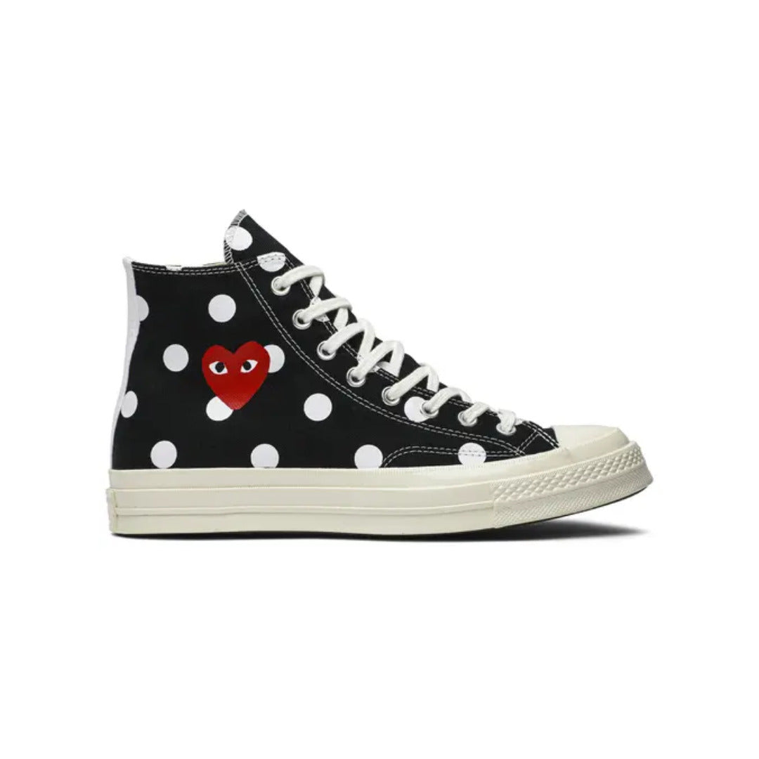Comme des Garçons x Converse Chuck Taylor All Star 70 High 'Black Polka Dot‘