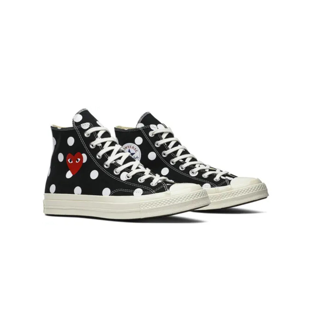 Comme des Garçons x Converse Chuck Taylor All Star 70 High 'Black Polka Dot‘