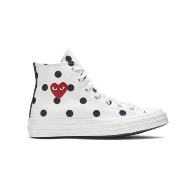 Comme des Garçons x Converse Chuck Taylor All Star 70 High 'White Polka Dot' 2019
