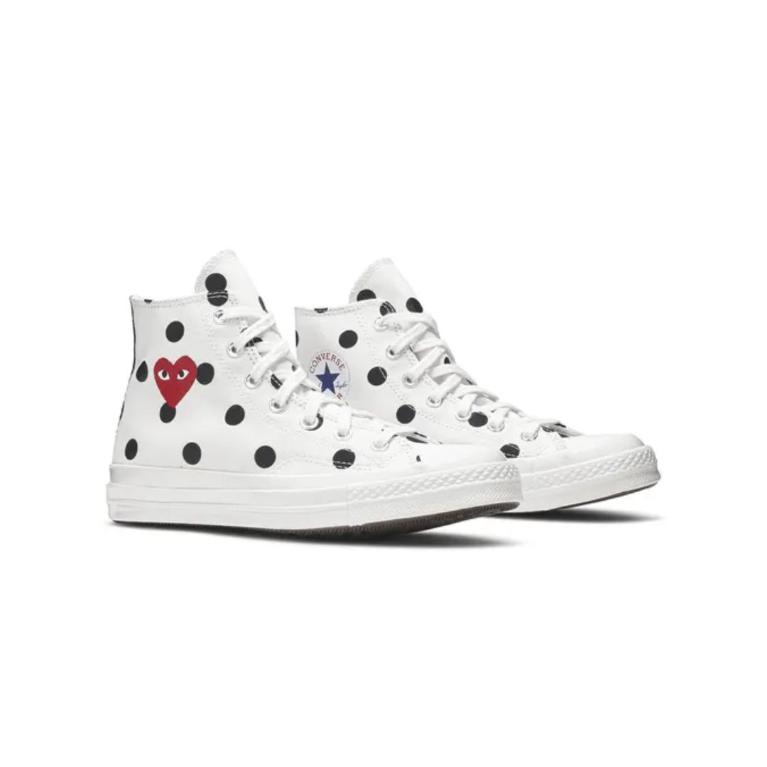 Comme des Garçons x Converse Chuck Taylor All Star 70 High 'White Polka Dot' 2019