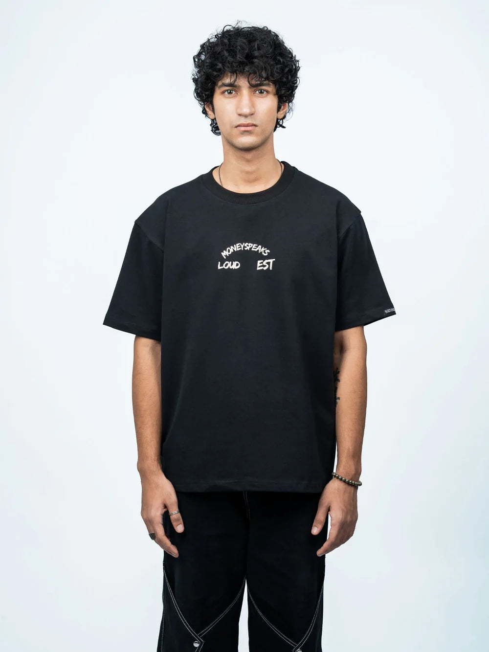 Kathnbenz Oversized Black T-Shirt - Bankroll Bandit