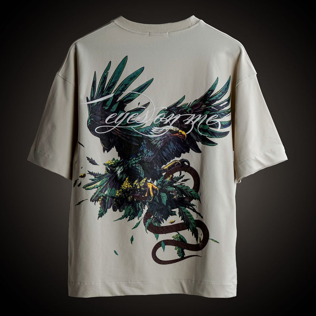 Khaaki Oversized T Shirt - My Eyes