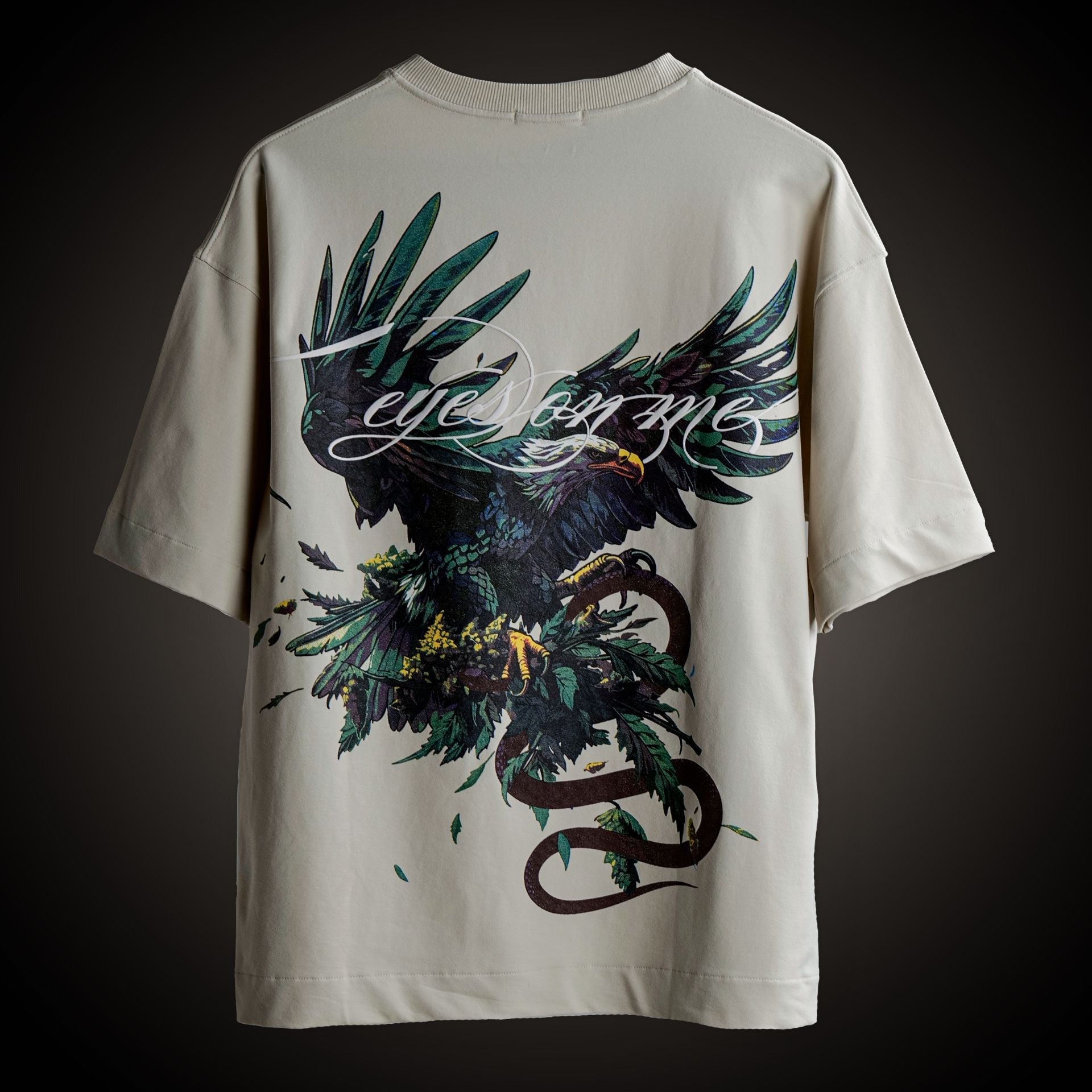 Khaaki Oversized T Shirt - My Eyes