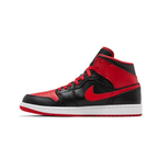 Air Jordan 1 Mid 'Alternate Bred / Black Fire Red'