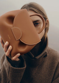 Polene Numero Un Nano Edition Smooth Bag - Camel