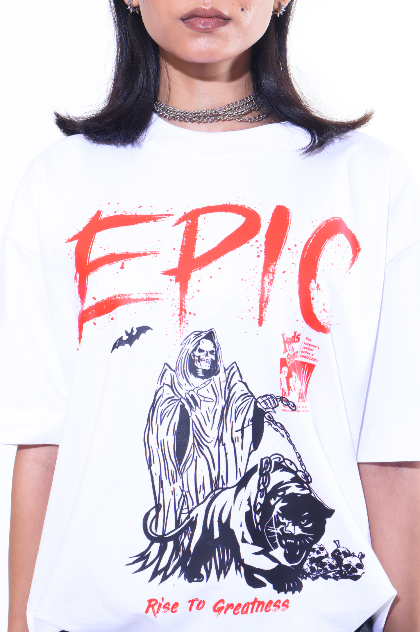 EPIC Oversize White T-shirt 'Tamer'