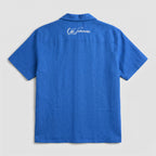 Off Sinners Oversized Blue Shirt - Echoes Of Whimsy