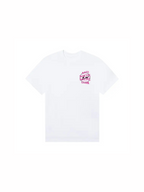 Anti Social Social Club x Fragment Design Half Tone Logo Tee White and Pink