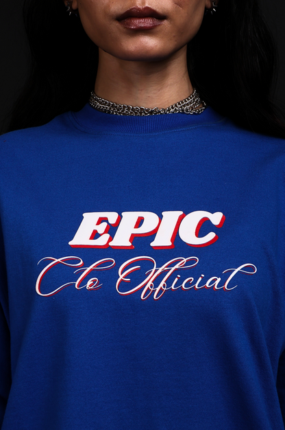 EPIC Oversize Blue T-shirt 'Speedway'