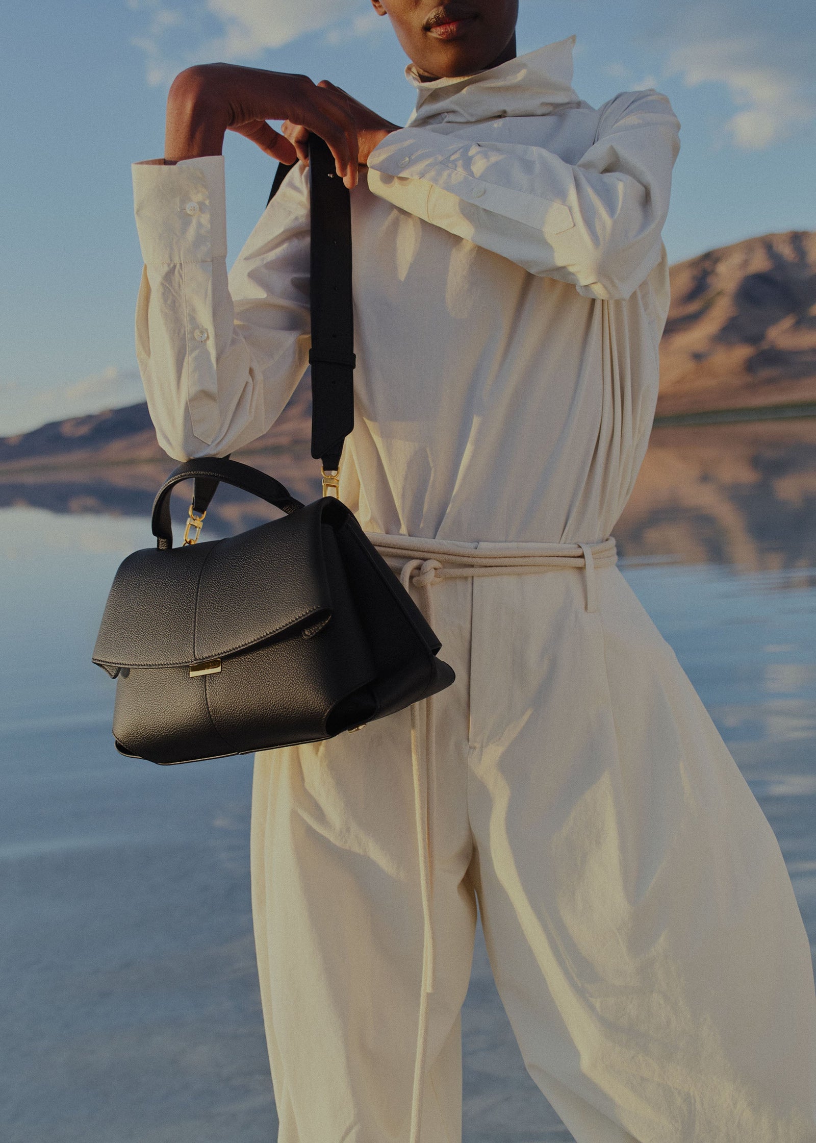 Polene Mokki Mini Bag - Black