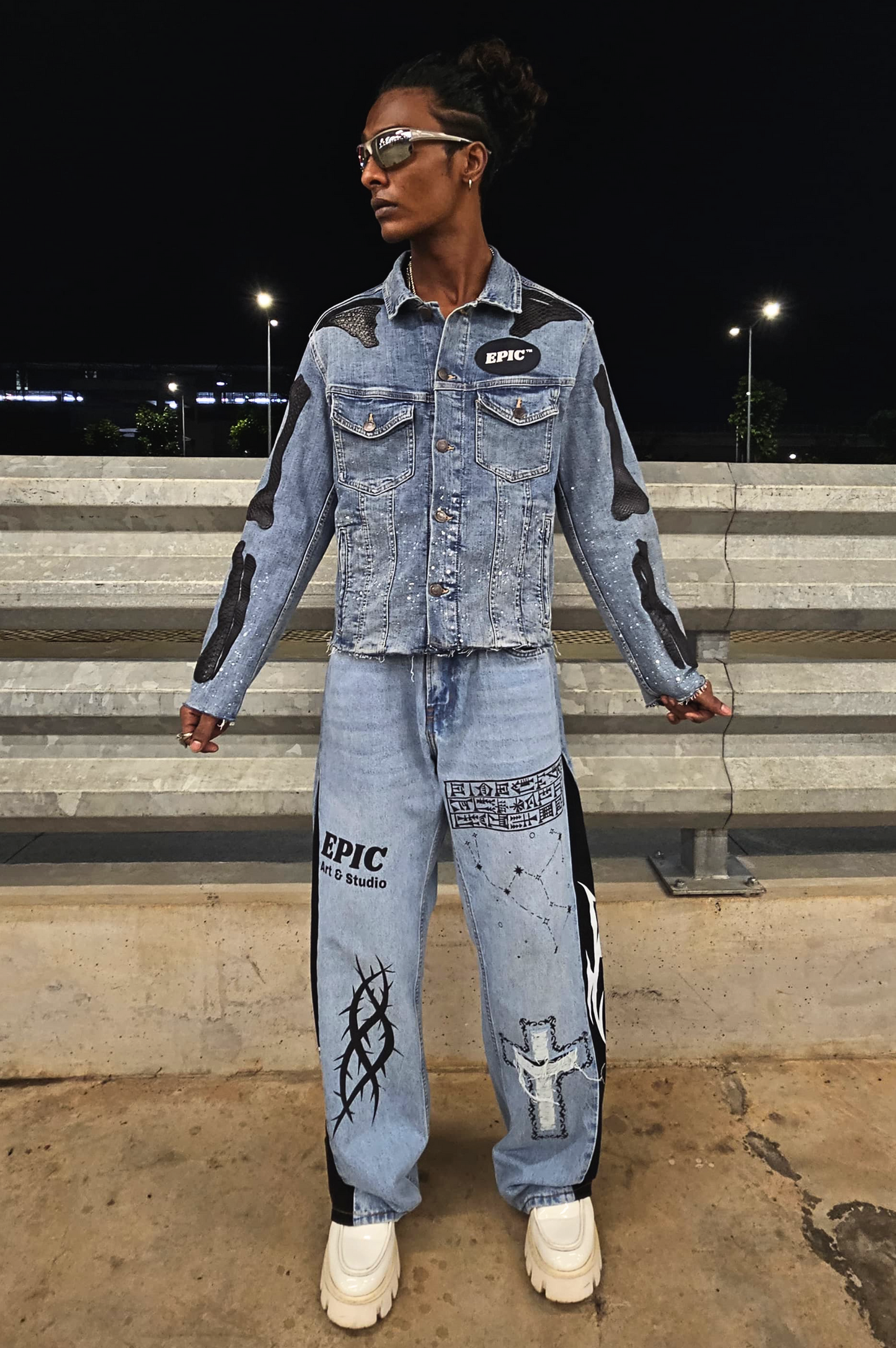 EPIC Denim Jacket 'Bones'