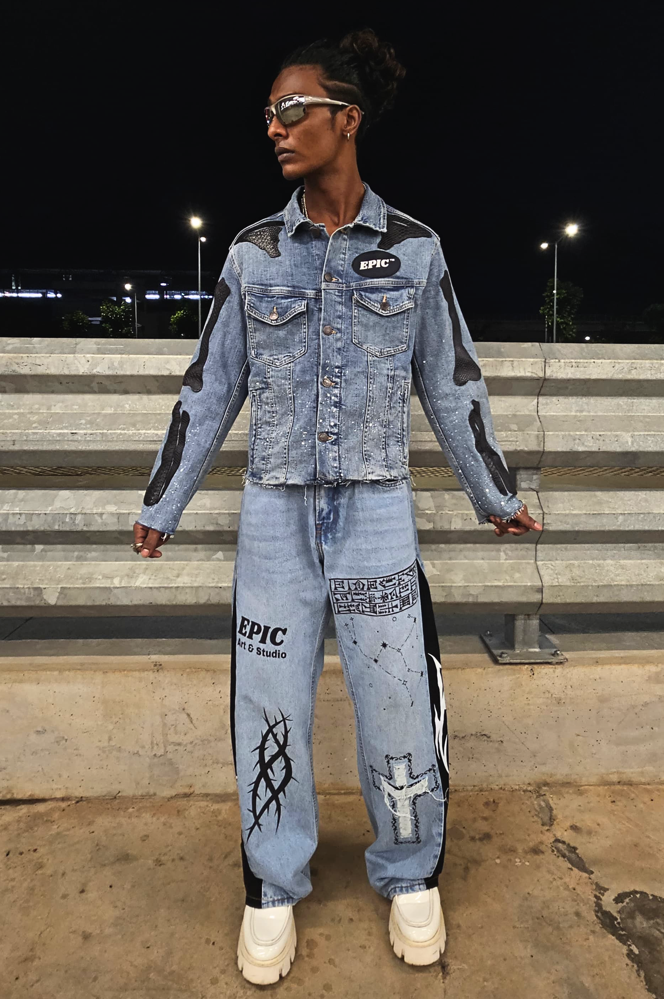 EPIC Denim Jacket 'Bones'