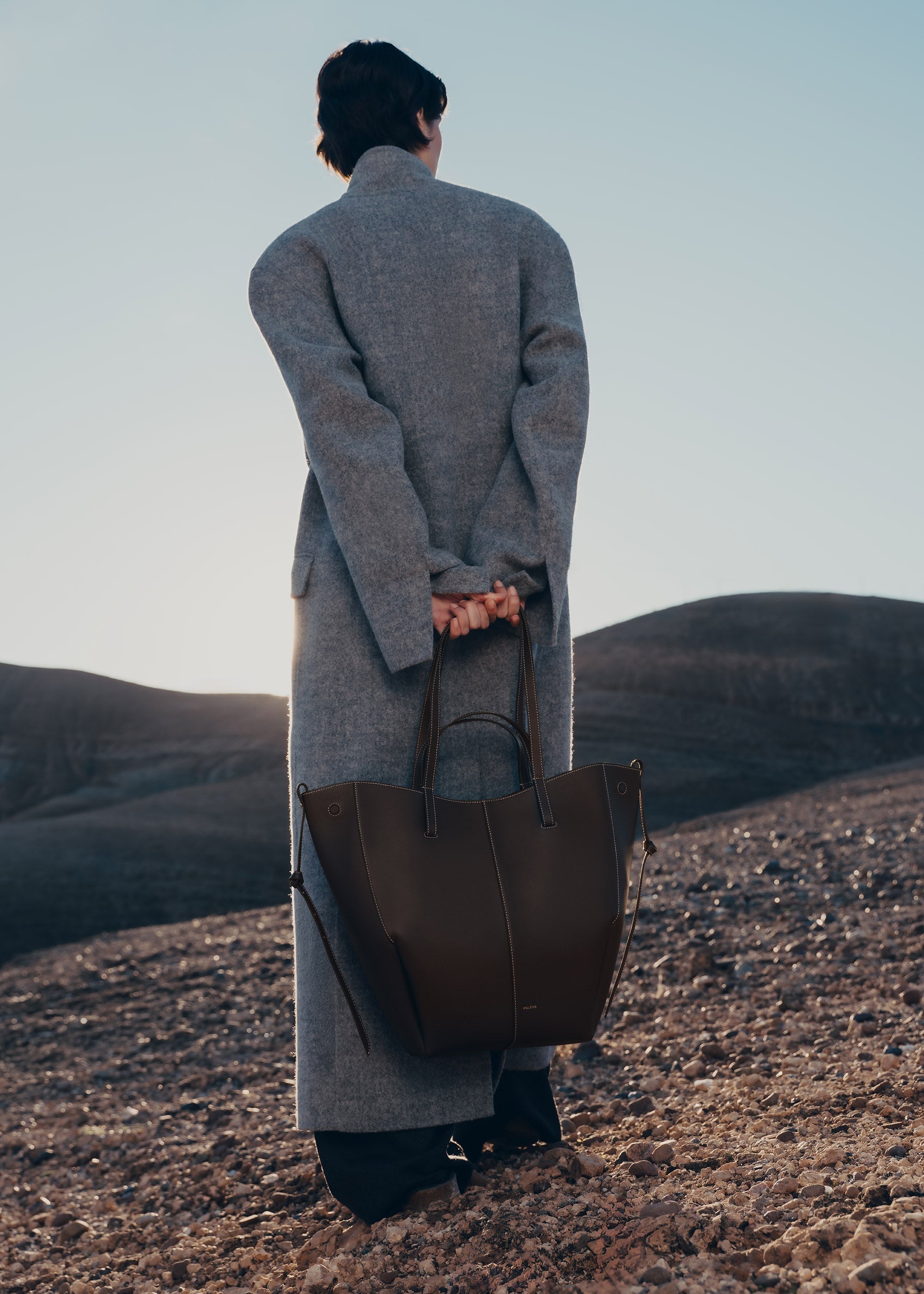 Polene Cyme Tote - Ebony