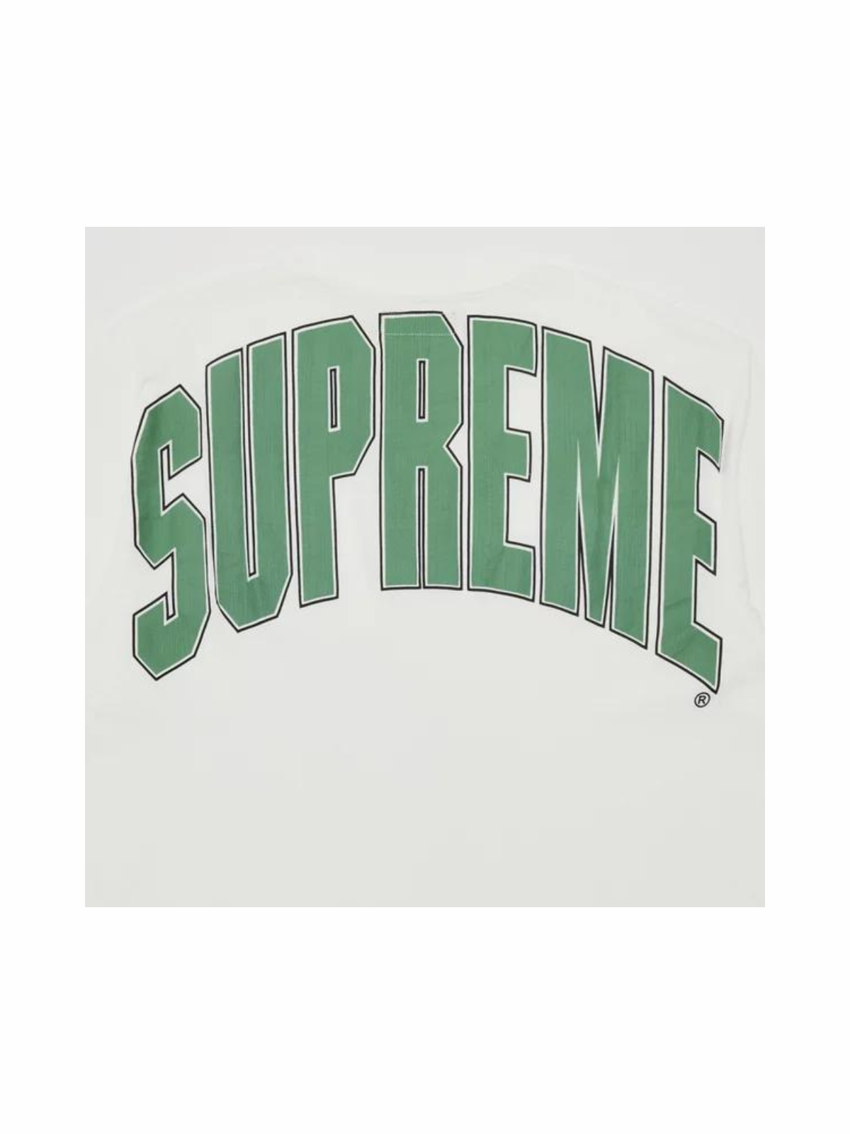 Supreme Cracked Back Arc Short-Sleeve T-Shirt (White)