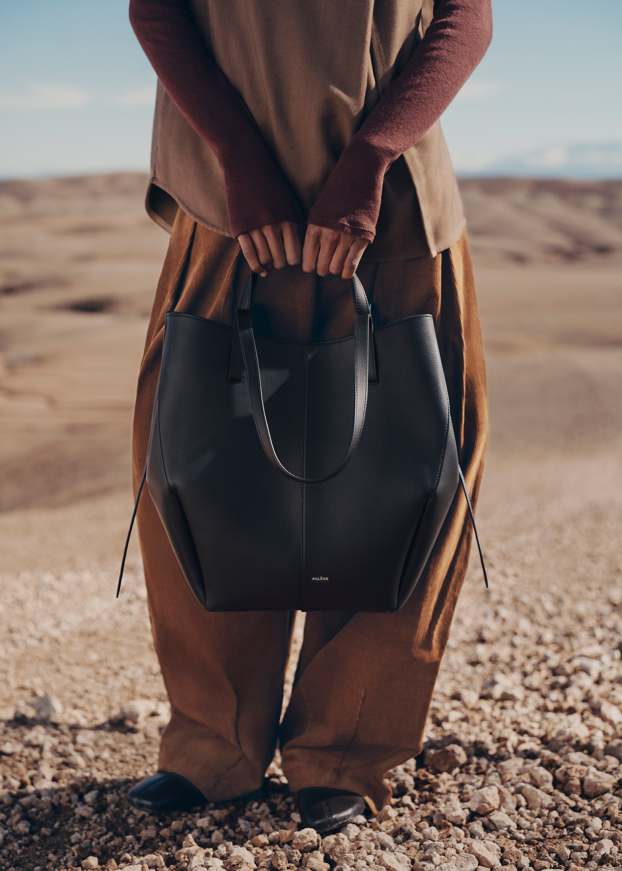 Polene Cyme Tote - Black